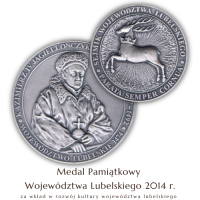 Medal Pamiątkowy Województwa Lubelskiego 2014 r..   